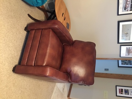 Doug s new leather chair
